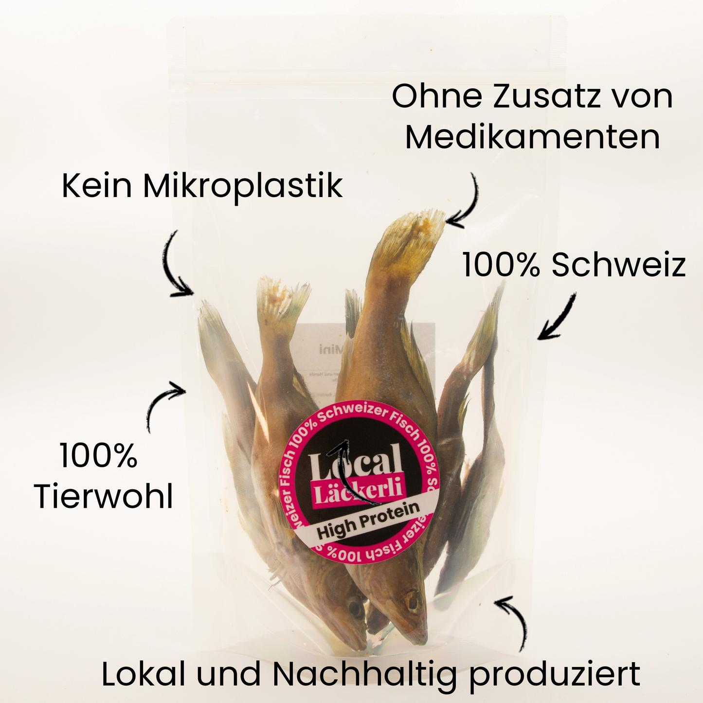 Ganzer Zander - Mini - Das lokale Läckerli