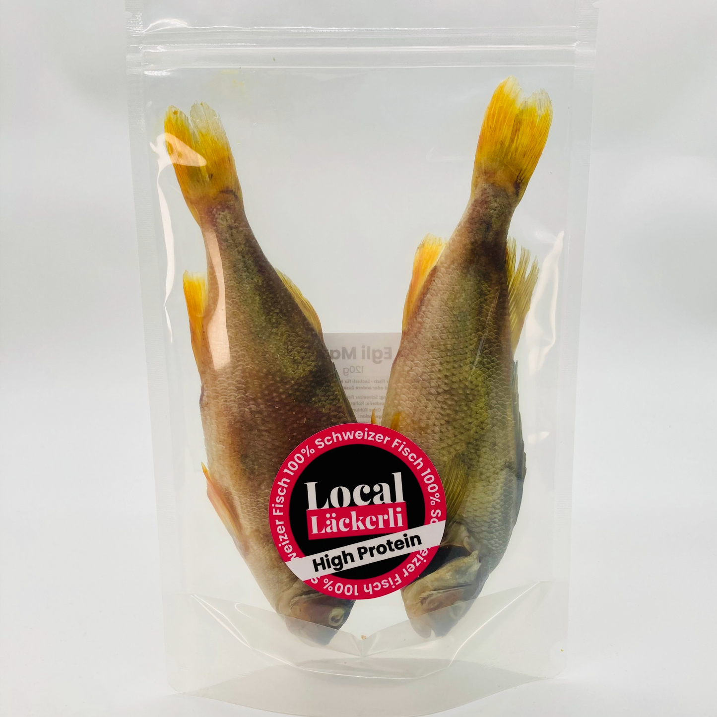 Lokales Läckerli Pet Food Hunde Futter 100% Fisch ganzer Fisch Nachhaltiges Tierfutter Schweiz Glutenfrei Kein Mikroplastik 100% Tierwohl