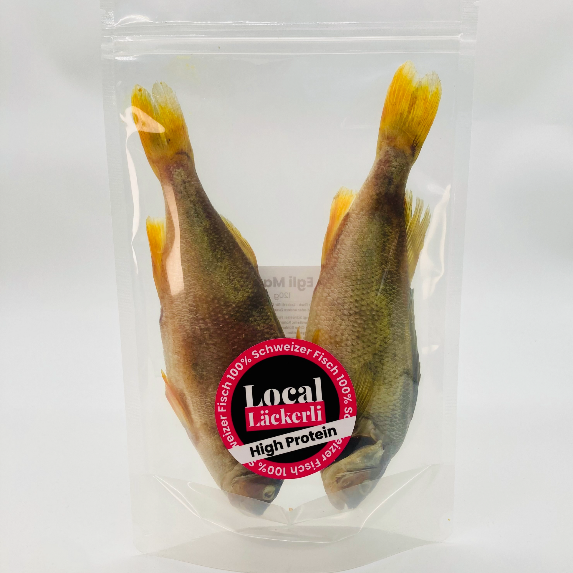 Lokales Läckerli Pet Food Hunde Futter 100% Fisch ganzer Fisch Nachhaltiges Tierfutter Schweiz Glutenfrei Kein Mikroplastik 100% Tierwohl